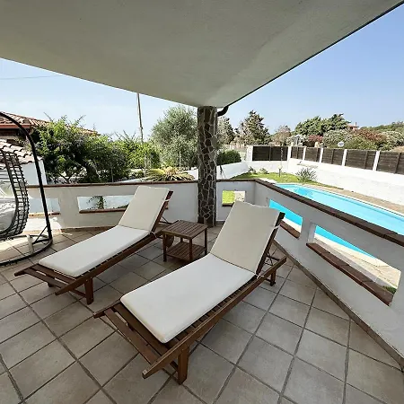 Spiaggia Grande Con Piscina Privata C30 Villa Calasetta